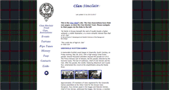 Desktop Screenshot of clansinclair.org